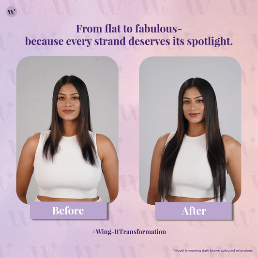 Straight Hair Extensions Clip-in | Quick Volume