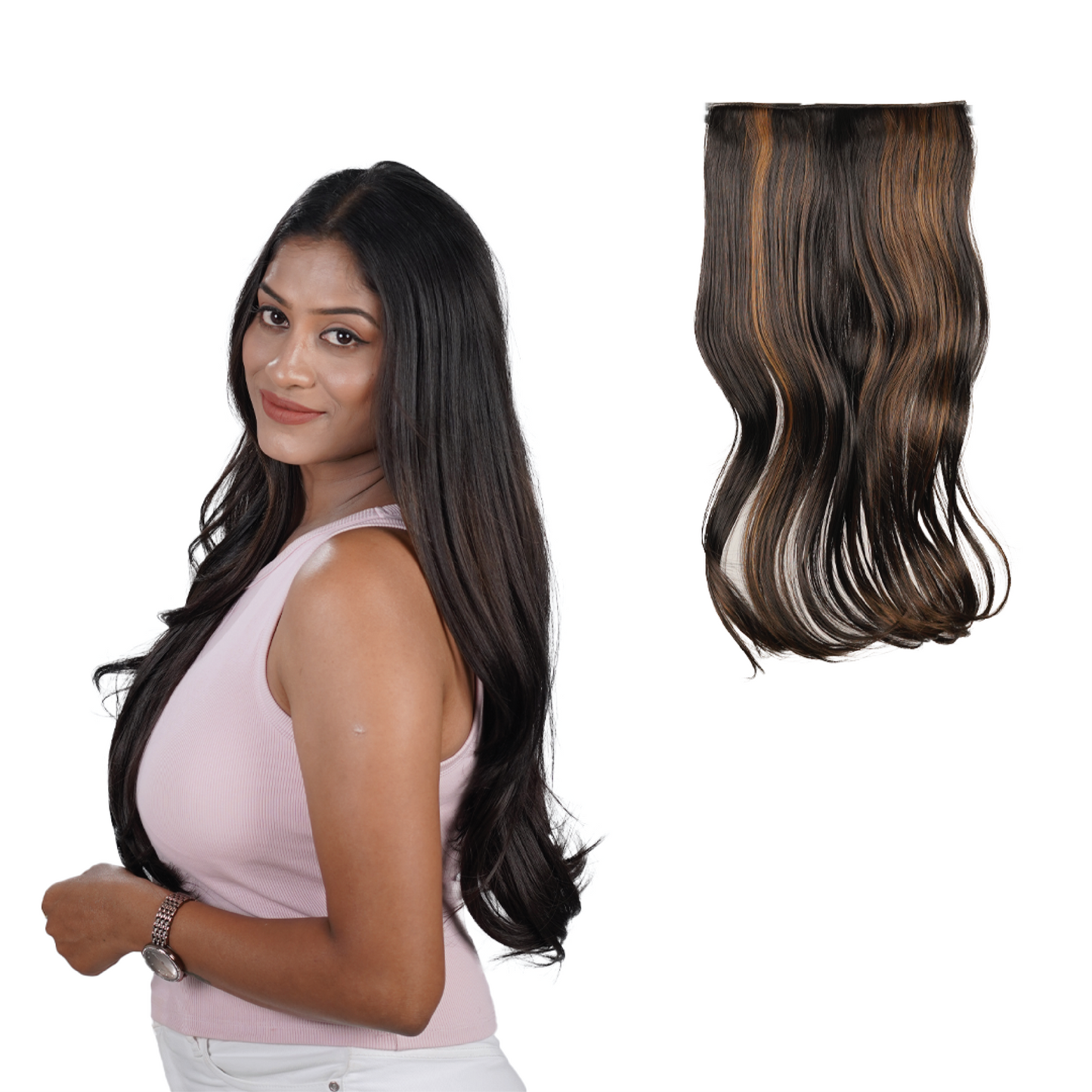 Blow-Dry Wavy Clip-in Hair Extensions | Quick Volume