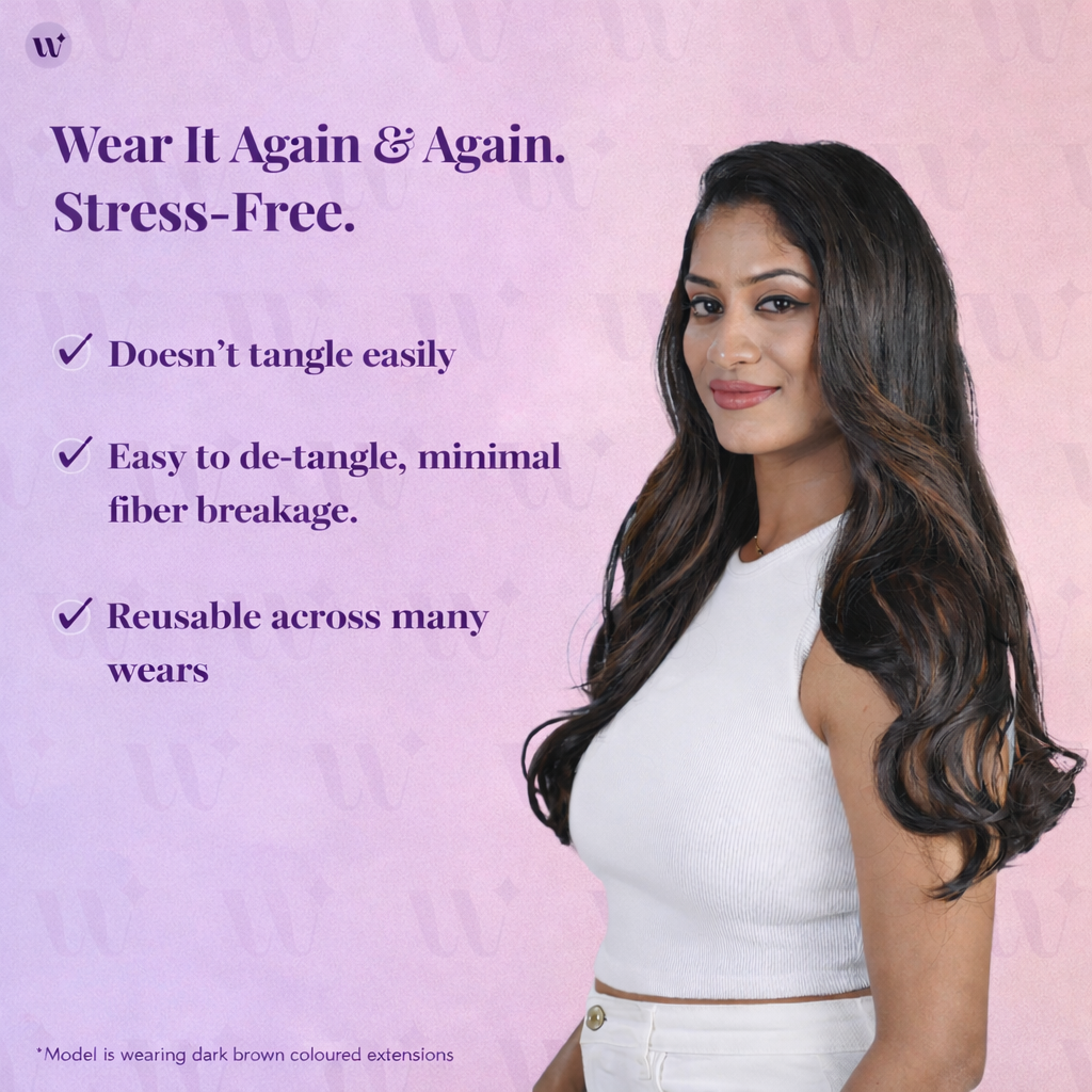 Curly Hair Extensions Clip-in | Quick Volume