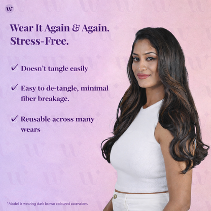 Curly Hair Extensions Clip-in | Quick Volume