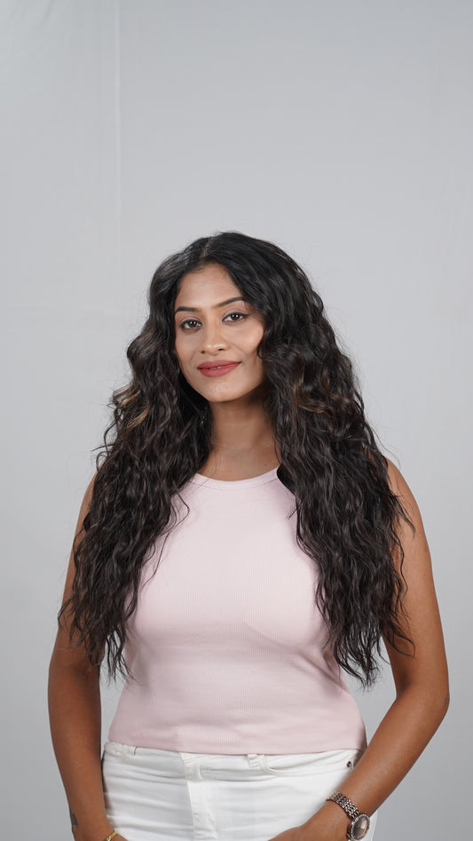 Model styling Crimp Wavy Total Volume five-piece extensions