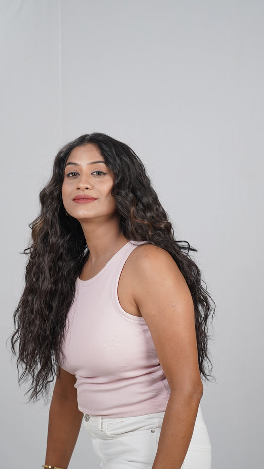 Model styling Crimp Wavy Total Volume five-piece extensions