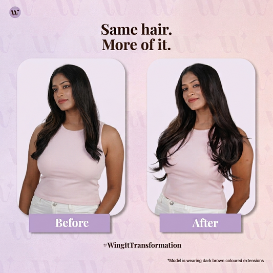 Blow-Dry Wavy Clip-in Hair Extensions | Quick Volume