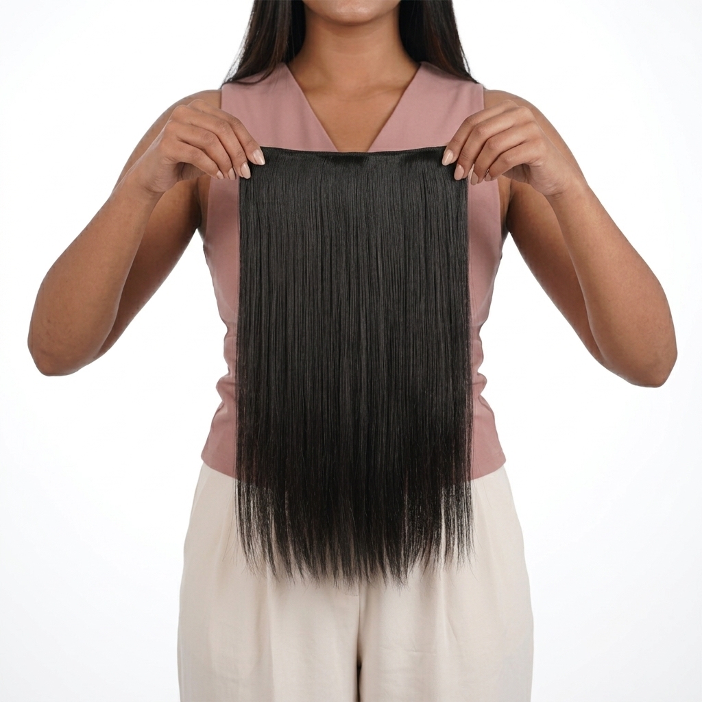 Straight Hair Extensions Clip-in | Quick Volume
