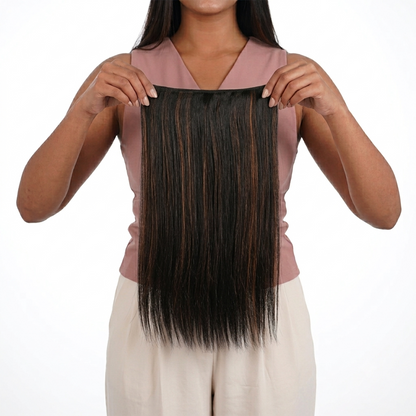 Straight Hair Extensions Clip-in | Quick Volume