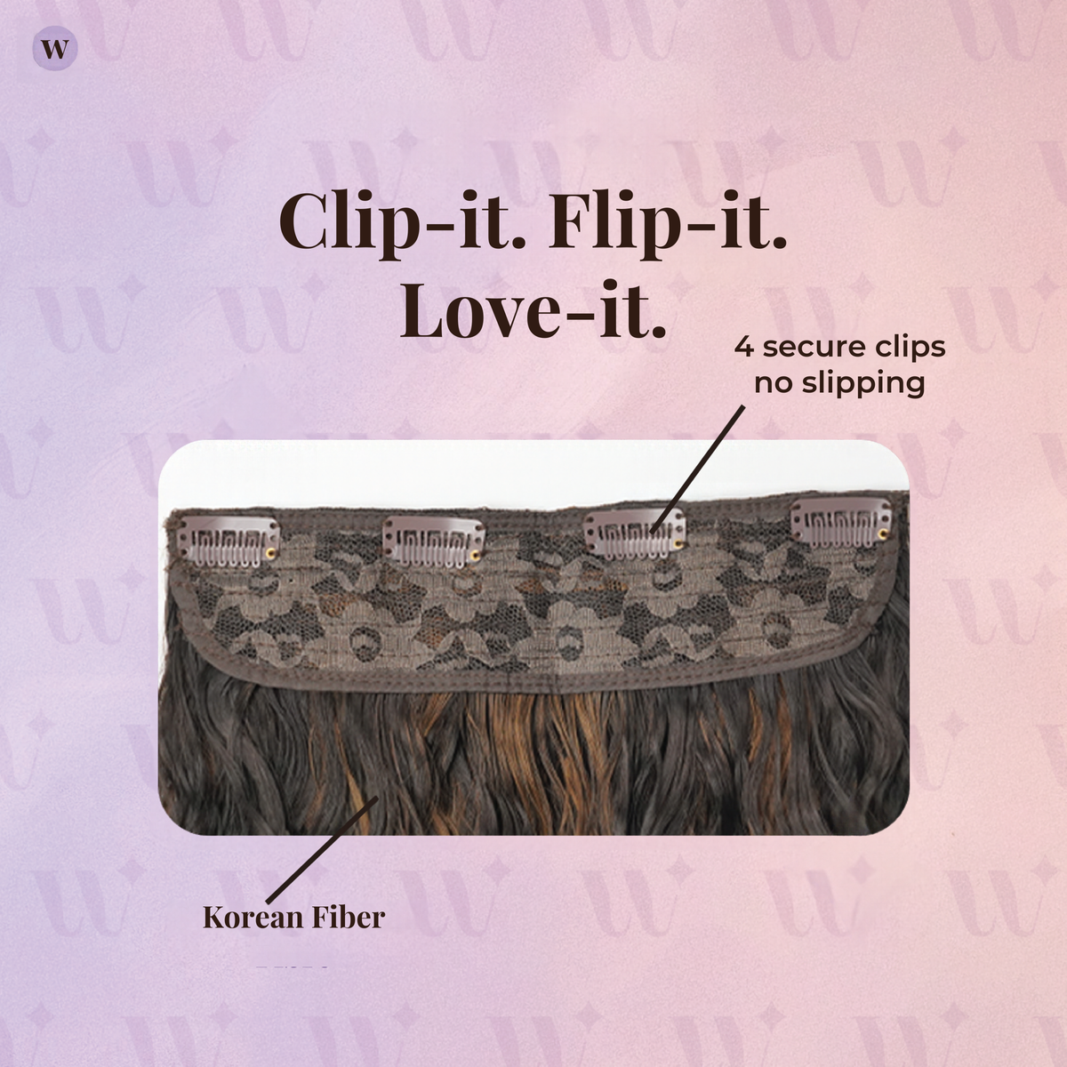 Blow-Dry Wavy Clip-in Hair Extensions | Quick Volume