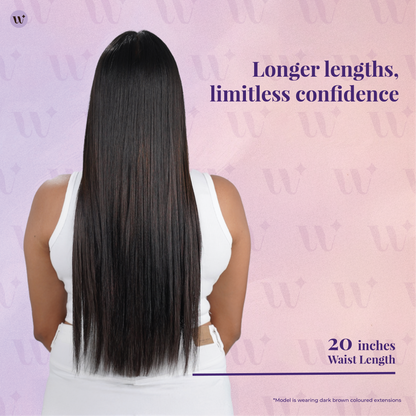 Straight Hair Extensions Clip-in | Quick Volume