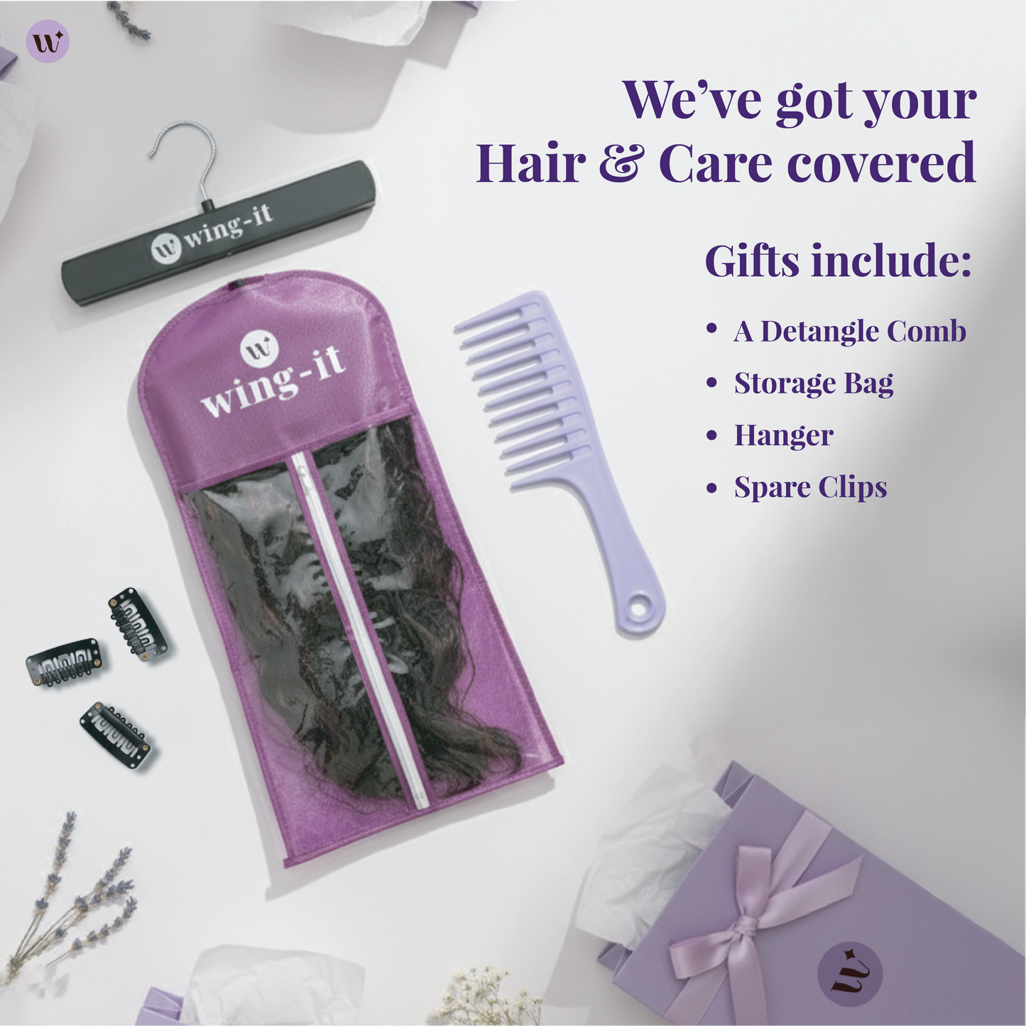 Straight Hair Extensions Clip-in | Quick Volume