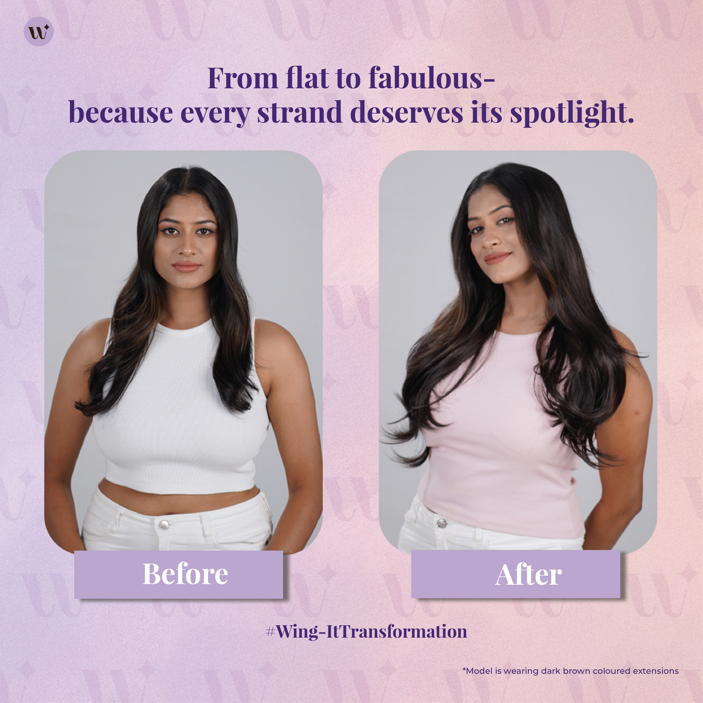 Blow-Dry Wavy Clip-in Hair Extensions | Quick Volume