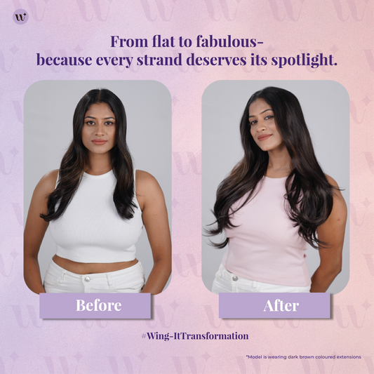 Blow-Dry Wavy Clip-in Hair Extensions | Quick Volume