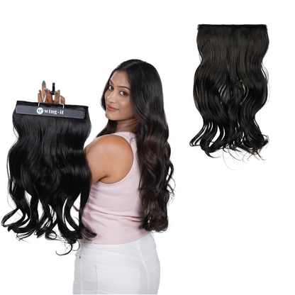 Natural Wavy Clip-in Hair Extensions | Quick Volume