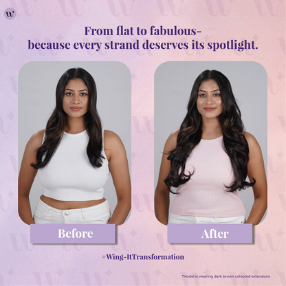 Natural Wavy Clip-in Hair Extensions | Quick Volume