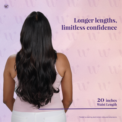 Natural Wavy Clip-in Hair Extensions | Quick Volume