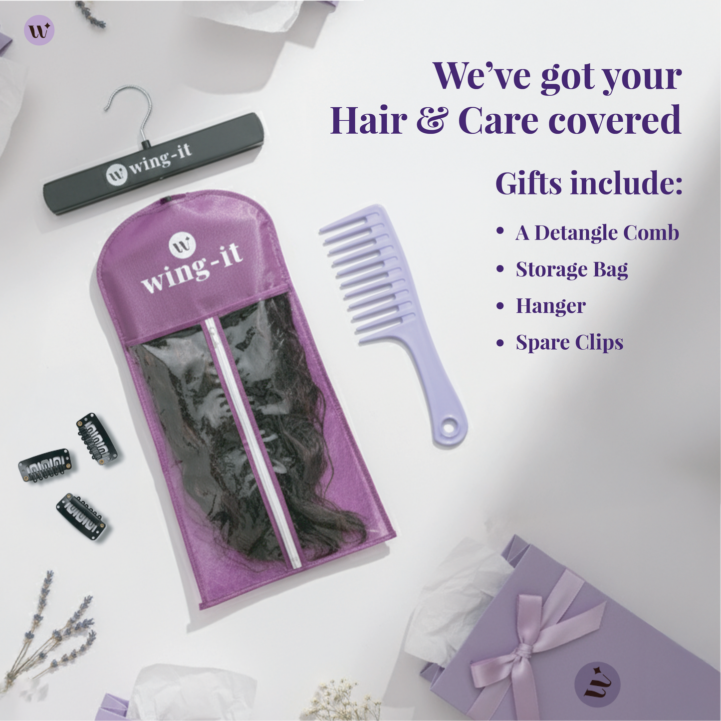 Natural Wavy Clip-in Hair Extensions | Quick Volume