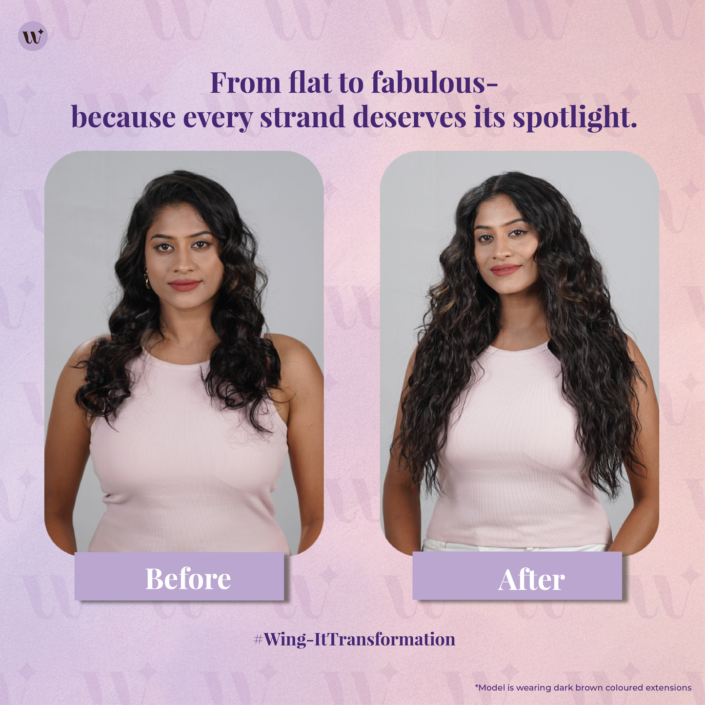 Crimped Wavy Clip-in Hair Extensions | Total Volume