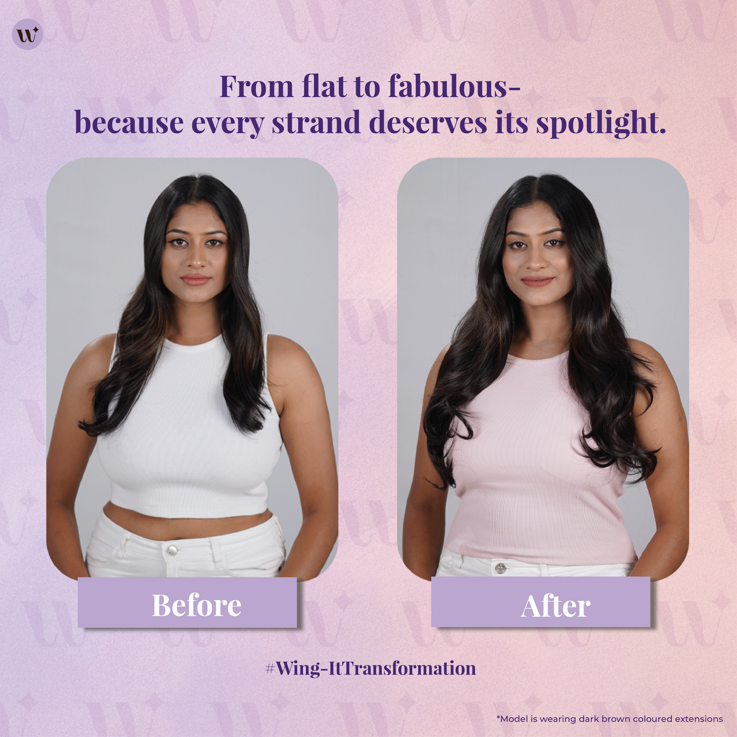 Natural Wavy Clip-in Hair Extensions | Total Volume