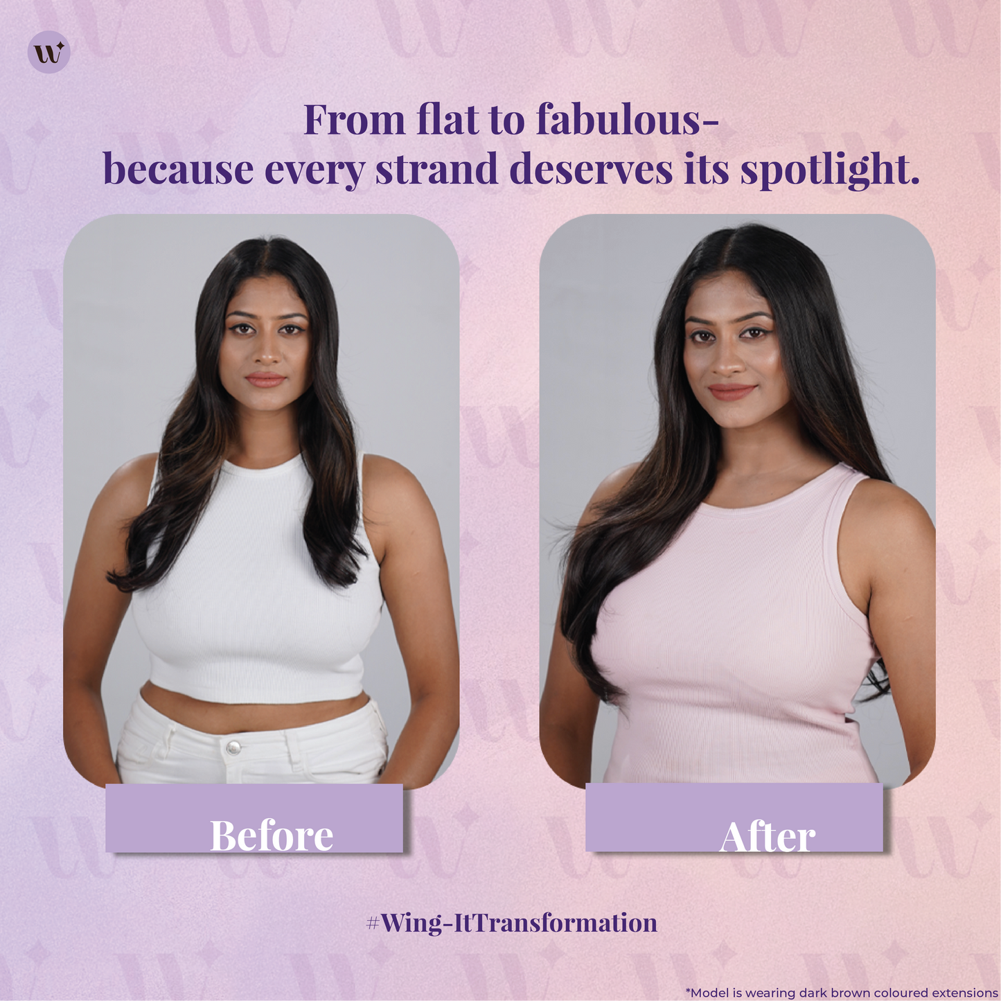 Blow-Dry Wavy Clip-in Hair Extensions | Total Volume