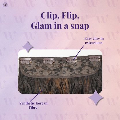 Blow-Dry Wavy Clip-in Hair Extensions | Total Volume